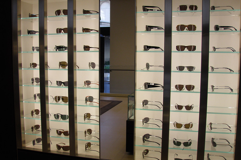 Vitrina en cristal extraclaro