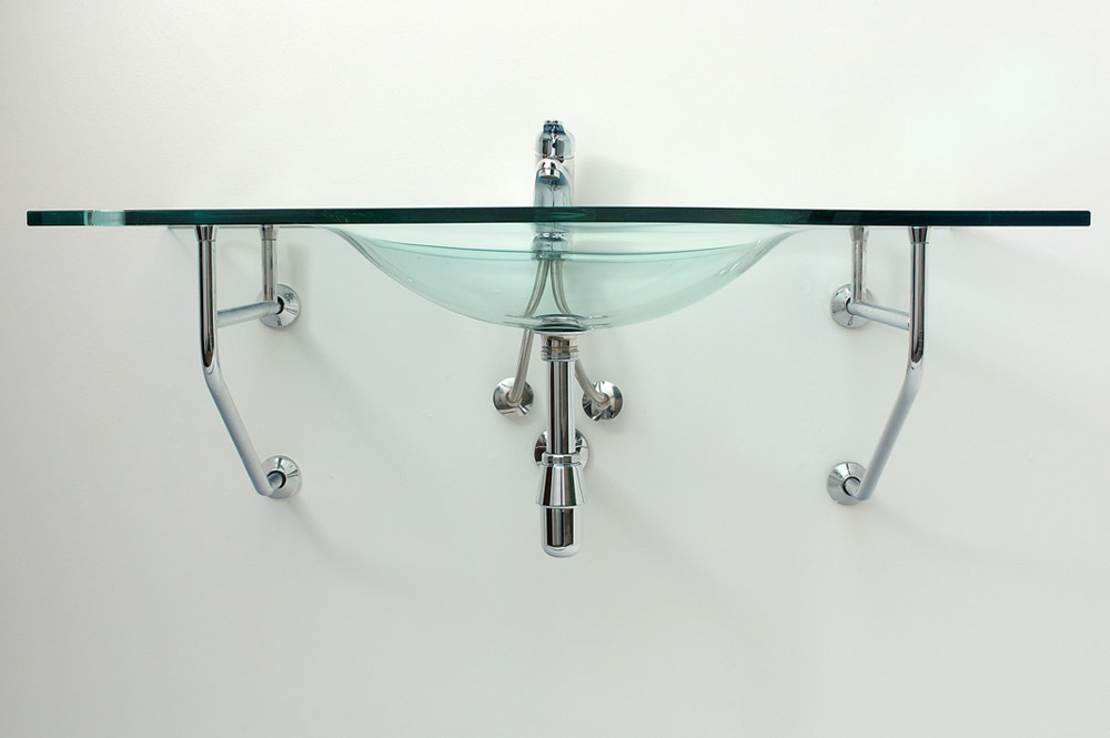 Recta con bacha redonda