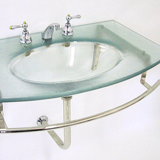 Medio punto con bacha oval