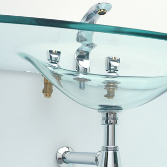 Recta con bacha redonda